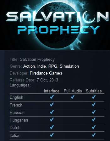 Salvation Prophecy Steam - Click Image to Close